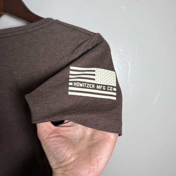 Howitzer Women's Patriotic Tee Shirt Size Medium Flag USA God - Picture 7 of 8